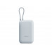 Внешний аккумулятор со встроенным кабелем Mi Power Bank 10000mAh (Integrated Cable) Ice Blue GL с нанесением логотипа компании