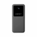 Внешний аккумулятор Kris soft touch, 10000mAh (Серый) с нанесением логотипа компании