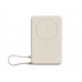 Внешний аккумулятор Xiaomi Magnetic Power Bank 10000 with Built-in Stand Beige с нанесением логотипа компании