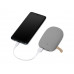 Универсальное зарядное устройство power bank в форме камня. 7800MAH. gray (Р) с нанесением логотипа компании