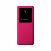 Внешний аккумулятор Kris soft touch, 10000mAh (Розовый) с нанесением логотипа компании