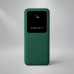 Внешний аккумулятор Kris soft touch, 10000mAh (Тёмно-зелёный) с нанесением логотипа компании Внешний аккумулятор Kris soft touch, 10000mAh (Тёмно-зелёный) с нанесением логотипа компании