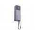 Внешний аккумулятор со встроенным кабелем Xiaomi 165W Power Bank 10000mAh (Integrated Cable) GL с нанесением логотипа компании