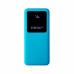 Внешний аккумулятор Kris soft touch, 10000mAh (Голубой) с нанесением логотипа компании