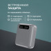 Внешний АКБ NRG Turbo Cable 10000 mAh, 35Вт, графит, Deppa с нанесением логотипа компании