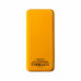Внешний аккумулятор Kris soft touch, 10000mAh (Жёлтый) с нанесением логотипа компании