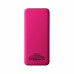 Внешний аккумулятор Kris soft touch, 10000mAh (Розовый) с нанесением логотипа компании