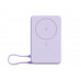 Внешний аккумулятор Xiaomi Magnetic Power Bank 10000 with Built-in Stand Purple с нанесением логотипа компании