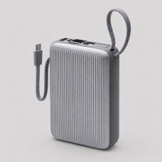 Внешний АКБ NRG Turbo Cable 20000 mAh, 22,5Вт, графит, Deppa Внешний АКБ NRG Turbo Cable 20000 mAh, 22,5Вт, графит, Deppa
