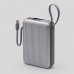 Внешний АКБ NRG Turbo Cable 20000 mAh, 22,5Вт, графит, Deppa с нанесением логотипа компании