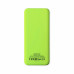 Внешний аккумулятор Kris soft touch, 10000mAh (Светло-зелёный) с нанесением логотипа компании