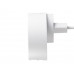Адаптер питания USB Poweron, белый с нанесением логотипа компании