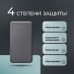 Внешний АКБ NRG Turbo S 10000 mAh, 20Вт, графит, Deppa с нанесением логотипа компании