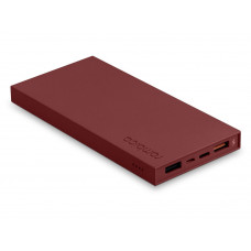 Внешний аккумулятор Rombica NEO ARIA Claret, 10000 мАч, Soft-touch, PD, QCharge, Type-C, бордовый (Р)