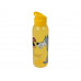 Бутылка для воды "Жил-был Пес», желтый с нанесением логотипа компании
