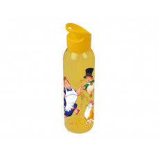 Бутылка для воды "Карлсон», желтый с нанесением логотипа компании