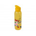 Бутылка для воды "Ну, погоди!», желтый с нанесением логотипа компании