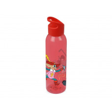 Бутылка для воды "Ну, погоди!», красный с нанесением логотипа компании