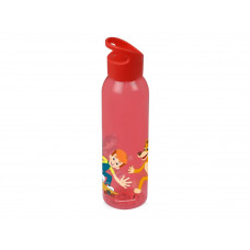 Бутылка для воды "Простоквашино», красный с нанесением логотипа компании