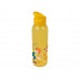 Бутылка для воды "Простоквашино», желтый с нанесением логотипа компании