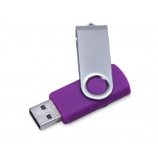 Флеш-карта USB 2.0 32 ГБ «Флэш С1», фиолетовый с нанесением логотипа компании Флеш-карта USB 2.0 32 ГБ «Флэш С1», фиолетовый с нанесением логотипа компании