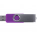 Флеш-карта USB 2.0 8 ГБ «Флэш С1», фиолетовый с нанесением логотипа компании