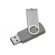 Флеш-карта USB 2.0 16 ГБ «Флэш С1», серый с нанесением логотипа компании Флеш-карта USB 2.0 16 ГБ «Флэш С1», серый с нанесением логотипа компании