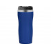 Термокружка "Double wall mug C1", soft touch, 350 мл, синий (Р) с нанесением логотипа компании