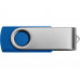 Флеш-карта USB 2.0 32 ГБ «Флэш С1», синий с нанесением логотипа компании