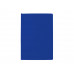 Бизнес-блокнот C1 софт-тач, гибкая обложка, 128 листов, синий с нанесением логотипа компании