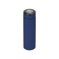 Вакуумный термос "Vacuum Flask C1", soft touch, 420мл, темно-синий