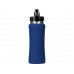 Бутылка для воды "Bottle C1", сталь, soft touch, 600 мл, темно-синий с нанесением логотипа компании