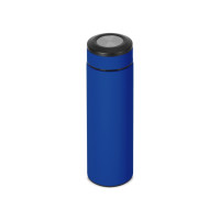 Вакуумный термос "Vacuum Flask C1", soft touch, 420мл, синий