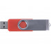 Флеш-карта USB 2.0 8 ГБ «Флэш С1», красный с нанесением логотипа компании