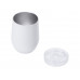 Термокружка "Vacuum mug C1", soft touch, 370мл, белый с нанесением логотипа компании