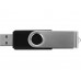 Флеш-карта USB 2.0 8 ГБ «Флэш С1», черный с нанесением логотипа компании Флеш-карта USB 2.0 8 ГБ «Флэш С1», черный с нанесением логотипа компании