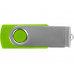 Флеш-карта USB 2.0 16 ГБ «Флэш С1», зеленое яблоко с нанесением логотипа компании