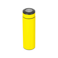 Вакуумный термос "Vacuum Flask C1", soft touch, 420мл, желтый