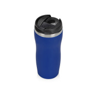 Термокружка "Double wall mug C1", soft touch, 350 мл, синий (Р)