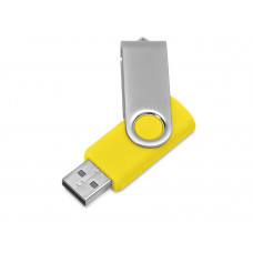 Флеш-карта USB 2.0 16 ГБ «Флэш С1», желтый с нанесением логотипа компании Флеш-карта USB 2.0 16 ГБ «Флэш С1», желтый с нанесением логотипа компании
