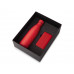 Подарочный набор с термобутылкой и повербанком С1, 5000 mAh, красный с нанесением логотипа компании