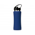 Бутылка для воды "Bottle C1", сталь, soft touch, 600 мл, темно-синий с нанесением логотипа компании
