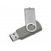 Флеш-карта USB 2.0 32 ГБ «Флэш С1», серый с нанесением логотипа компании Флеш-карта USB 2.0 32 ГБ «Флэш С1», серый с нанесением логотипа компании