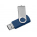 Флеш-карта USB 2.0 8 ГБ «Флэш С1», темно-синий с нанесением логотипа компании