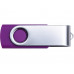 Флеш-карта USB 2.0 16 ГБ «Флэш С1», фиолетовый с нанесением логотипа компании Флеш-карта USB 2.0 16 ГБ «Флэш С1», фиолетовый с нанесением логотипа компании