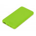 Внешний аккумулятор "Powerbank C2", 10000 mAh зеленое яблоко с нанесением логотипа компании