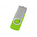 Флеш-карта USB 2.0 16 ГБ «Флэш С1», зеленое яблоко с нанесением логотипа компании