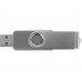 Флеш-карта USB 2.0 16 ГБ «Флэш С1», серый с нанесением логотипа компании Флеш-карта USB 2.0 16 ГБ «Флэш С1», серый с нанесением логотипа компании