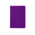 Бизнес-блокнот C2 софт-тач, твердая обложка, 128 листов, фиолетовый с нанесением логотипа компании
