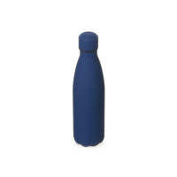 Вакуумная термобутылка "Vacuum bottle C1", soft touch, 500 мл, темно-синий